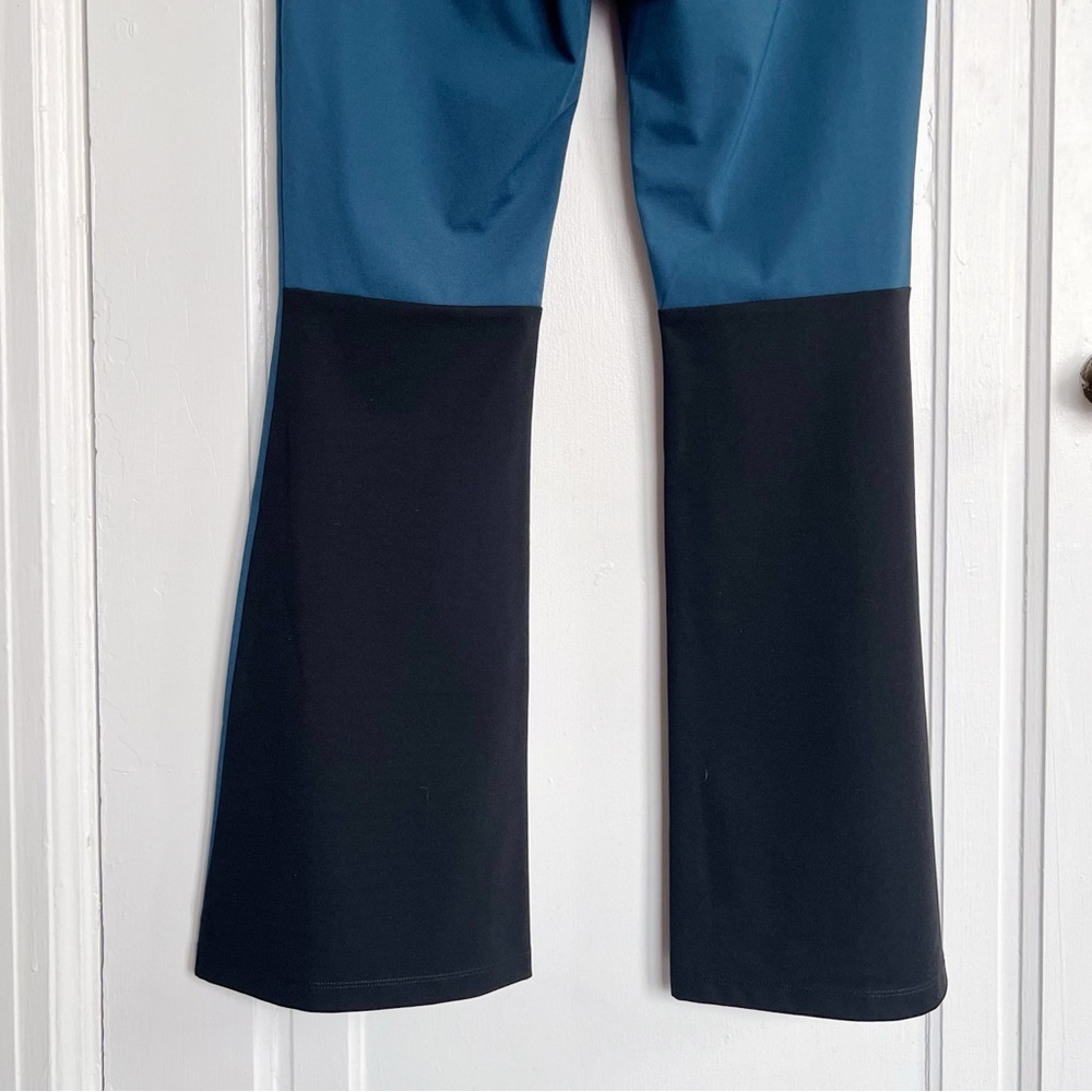 The Cause Collection • Paseo Stretch-Flare Pant colorblock teal black bootcut - Picture 9 of 9